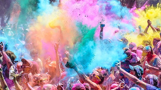 river festival colour colour run fun running australia hd wallpaper thumb